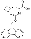 FMOC-BETA-CYCLOBUTYL-D-ALA-OH Structural