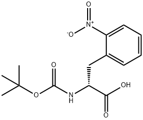 BOC-D-2-NITROPHENYLALANINE Structural