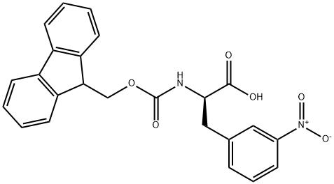 FMOC-D-3-NITROPHENYLALANINE Structural