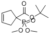 3-CYCLOPENTENE-1-CARBOXYLIC ACID, 1-(DIMETHOXYPHOSPHINYL)-, 1,1-DIMETHYLETHYL ESTER Structural