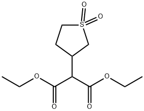 DIETHYL (1,1-DIOXIDOTETRAHYDROTHIEN-3-YL)MALONATE Structural