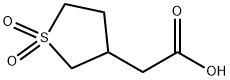 (1,1-DIOXIDOTETRAHYDROTHIEN-3-YL)ACETIC ACID Structural