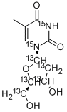 THYMIDINE (DEOXYRIBOSE-13C5; U-15N2)