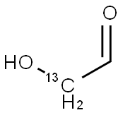 [2-13C]GLYCOLALDEHYDE Structural