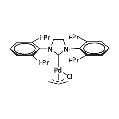 ALLYLCHLORO[1,3-BIS(2,6-DI-I-PROPYLPHENYL)-4,5-DIHYDROIMIDAZOL-2-YLIDENE]PALLADIUM (II) Structural