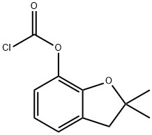 2,2-Dimethyl-2,3-dihydrobenzofuran-7-yl=chloroformate Structural