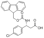 Fmoc-(R)-3-Amino-3-(4-chlorophenyl)propionic acid Structural