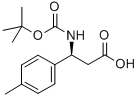 Boc-(S)-3-Amino-3-(4-methylphenyl)propionic acid Structural