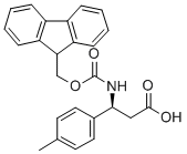 FMOC-(S)-3-AMINO-3-(4-METHYL-PHENYL)-PROPIONIC ACID Structural