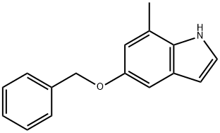 5-BENZYLOXY-7-METHYLINDOLE Structural