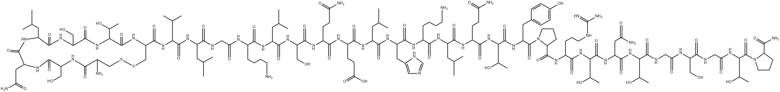 Calcitonin salmon Structural