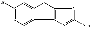 6-Bromo-8H-indeno[1,2-d]thiazol-2-y
lamine hydriodide