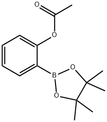 2-(4,4,5,5-TETRAMETHYL-1,3,2-DIOXABOROLAN-2-YL)PHENYL ACETATE Structural