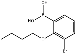 3-BROMO-2-BUTOXYPHENYLBORONIC ACID Structural