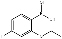 2-ETHOXY-4-FLUOROPHENYLBORONIC ACID Structural