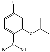 4-FLUORO-2-ISOPROPOXYPHENYLBORONIC ACID Structural