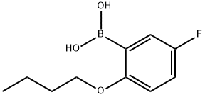 2-BUTOXY-5-FLUOROPHENYLBORONIC ACID Structural