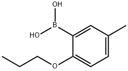 5-METHYL-2-PROPOXYPHENYLBORONIC ACID Structural