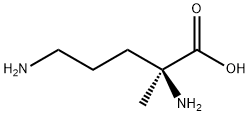 Ornithine, 2-methyl- (9CI) Structural