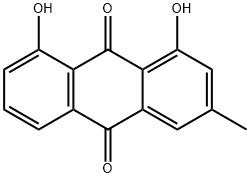 Chrysophanic acid Structural Picture