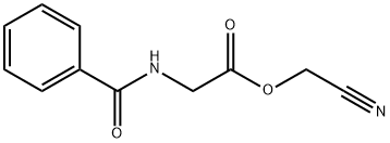 CYANOMETHYL (BENZOYLAMINO)ACETATE Structural