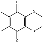 2,3-DIMETHOXY-5,6-DIMETHYL-P-BENZOQUINONE Structural