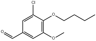 4-butoxy-3-chloro-5-methoxybenzaldehyde