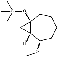 Silane, [[(1S,6S,7R)-6-ethylbicyclo[5.1.0]oct-1-yl]oxy]trimethyl- (9CI) Structural