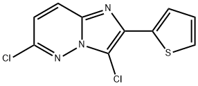 Imidazo[1,2-b]pyridazine, 3,6-dichloro-2-(2-thienyl)-