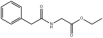 ETHYL 2-[(2-PHENYLACETYL)AMINO]ACETATE Structural