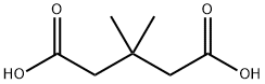 3,3-Dimethylglutaric acid Structural