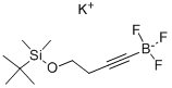 POTASSIUM 4-(TERT-BUTYLDIMETHYLSILYLOXY)BUT-1-YNYLTRIFLUOROBORATE Structural