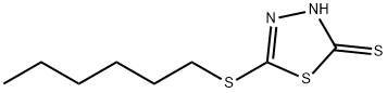 2-N-HEXYLTHIO-1,3,4-THIADIAZOLE-5-THIOL Structural