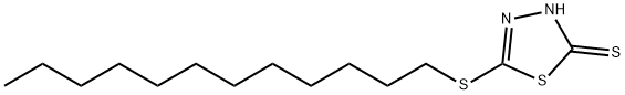 5-DODECYLTHIO[1,3,4]THIADIAZOLE-2-THIOL Structural