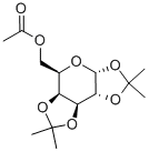 6-O-ACETYL-1,2:3,4-DI-O-ISOPROPYLIDENE-ALPHA-D-GALACTOPYRANOSE Structural