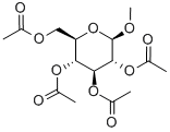 METHYL 2,3,4,6-TETRA-O-ACETYL-BETA-D-GLUCOPYRANOSIDE Structural