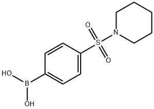 4-(1-PIPERIDINYLSULFONYL)PHENYLBORONIC ACID Structural