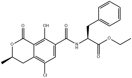 ochratoxin C Structural