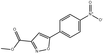 3-(4-NITRO-PHENYL)-ISOXAZOLE-5-CARBOXYLIC ACID METHYL ESTER Structural