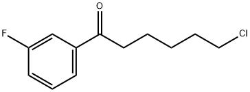 6-CHLORO-1-(3-FLUOROPHENYL)-1-OXOHEXANE Structural