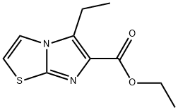 Imidazo[2,1-b]thiazole-6-carboxylic acid, 5-ethyl-, ethyl ester (9CI) Structural