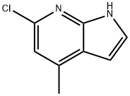 6-Chloro-4-methyl-7-azaindole Structural