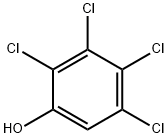 2,3,4,5-TETRACHLOROPHENOL Structural