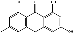 emodin anthrone Structural