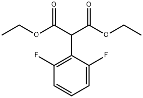 DIETHYL 2-(2,6-DIFLUOROPHENYL)MALONATE Structural