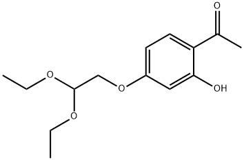 1-(4-(2,2-DIETHOXYETHOXY)-2-HYDROXYPHENYL)ETHANONE Structural