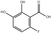 6-FLUORO-2,3-DIHYDROXYBENZOIC ACID Structural