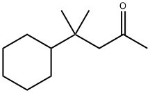 4-cyclohexyl-4-methylpentan-2-one Structural