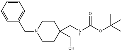 (1-BENZYL-4-HYDROXYMETHYLPIPERIDIN-4-YLMETHYL)CARBAMIC ACID TERT-BUTYL ESTER Structural