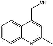 (2-METHYL-QUINOLIN-4-YL)-METHANOL Structural